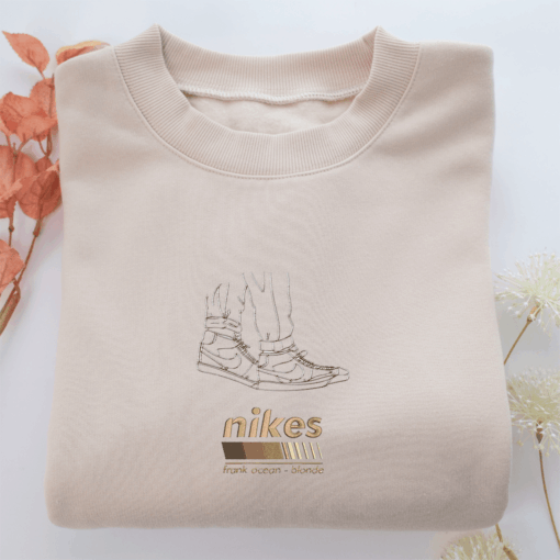 Nike Shoe Nike Embroidered Sweatshirt, Nike Movie Inspired, Best Gifts Idea For Him Her
