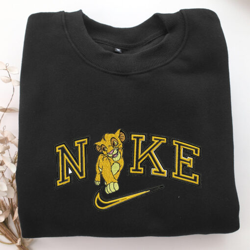 NIke Simba Embroidery, Disneyland Embroidered Sweatshirt, Movie Disney Inspired, Best Gifts Idea For Him Her - Image 5