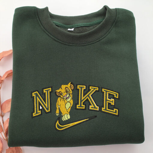 NIke Simba Embroidery, Disneyland Embroidered Sweatshirt, Movie Disney Inspired, Best Gifts Idea For Him Her - Image 3
