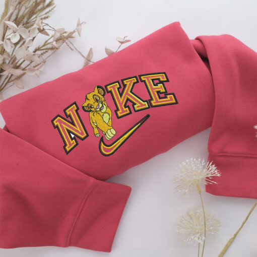 NIke Simba Embroidery, Disneyland Embroidered Sweatshirt, Movie Disney Inspired, Best Gifts Idea For Him Her - Image 4