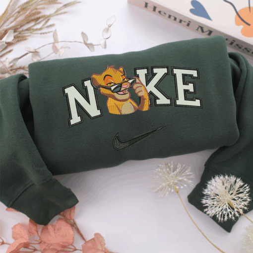 Nike Simba Nike Embroidered Sweatshirt, Nike Movie Inspired, Best Gifts Idea For Him Her - Image 5