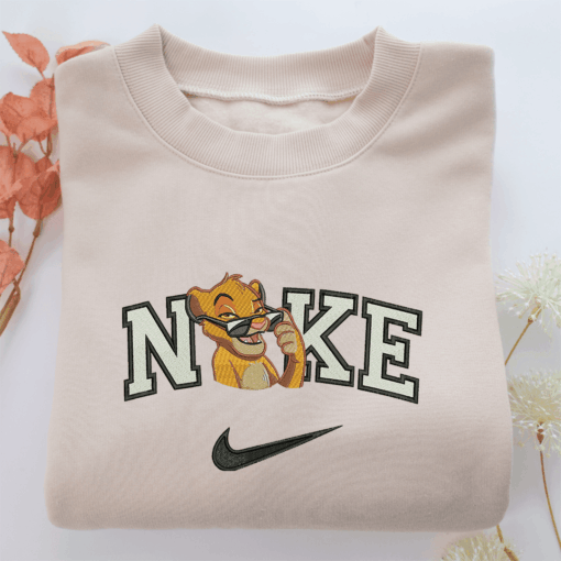Nike Simba Nike Embroidered Sweatshirt, Nike Movie Inspired, Best Gifts Idea For Him Her
