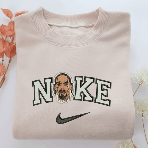 Nike Snoop Dogg Face Nike Embroidered Sweatshirt, Nike Movie Inspired, Best Gifts Idea For Him Her