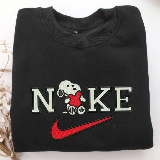 Nike Snoopy Embroidery, Disneyland Embroidered Sweatshirt, Movie Disney Inspired, Best Gifts Idea For Him Her - Image 5