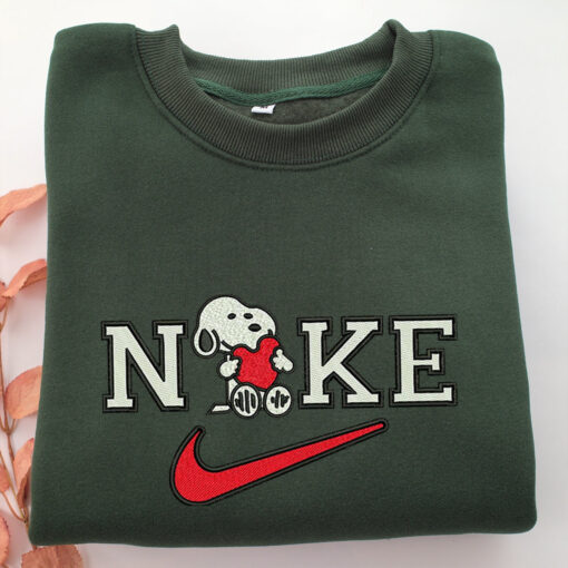 Nike Snoopy Embroidery, Disneyland Embroidered Sweatshirt, Movie Disney Inspired, Best Gifts Idea For Him Her - Image 3