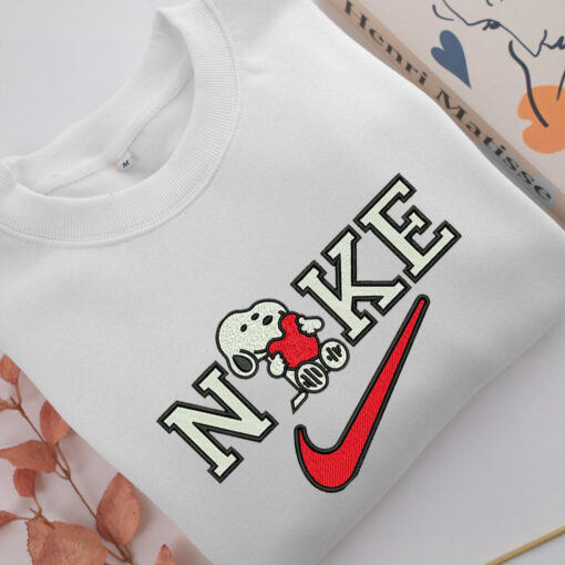 Nike Snoopy Embroidery, Disneyland Embroidered Sweatshirt, Movie Disney Inspired, Best Gifts Idea For Him Her - Image 2