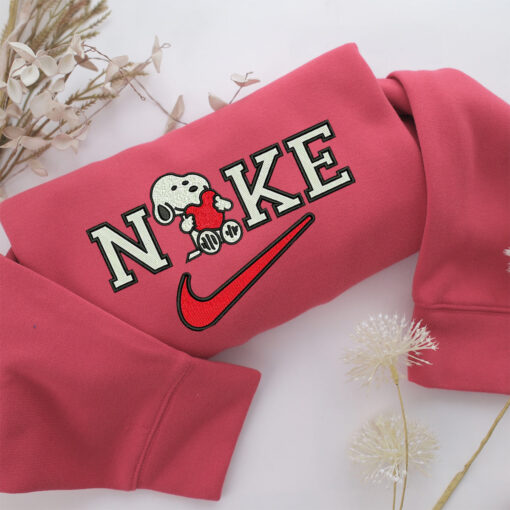 Nike Snoopy Embroidery, Disneyland Embroidered Sweatshirt, Movie Disney Inspired, Best Gifts Idea For Him Her - Image 4