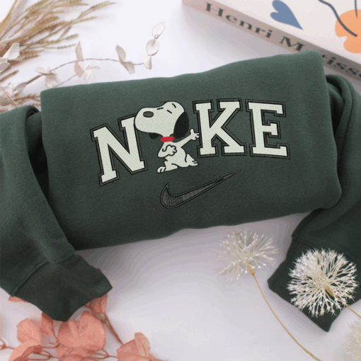 Nike Snoopy Nike Embroidered Sweatshirt, Nike Movie Inspired, Best Gifts Idea For Him Her - Image 5