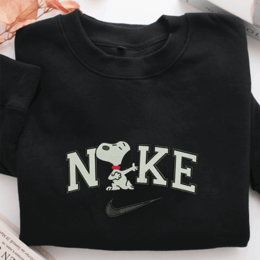 Nike Snoopy Nike Embroidered Sweatshirt, Nike Movie Inspired, Best Gifts Idea For Him Her - Image 3