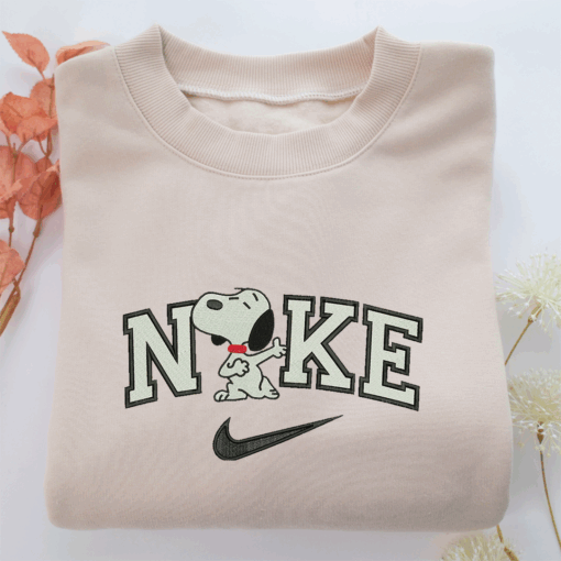 Nike Snoopy Nike Embroidered Sweatshirt, Nike Movie Inspired, Best Gifts Idea For Him Her