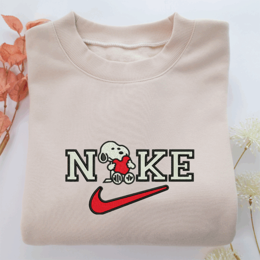 Nike Snoopy Nike Embroidered Sweatshirt, Nike Movie Inspired, Best Gifts Idea For Him Her - Image 2