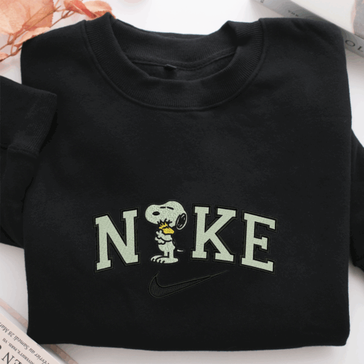 Nike Snoopy V2 Nike Embroidered Sweatshirt, Nike Movie Inspired, Best Gifts Idea For Him Her - Image 2