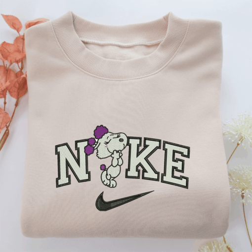 Nike Snoopy Wife Nike Embroidered Sweatshirt, Nike Movie Inspired, Best Gifts Idea For Him Her