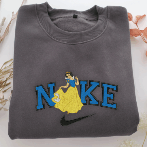 Nike Snow White Nike Embroidered Sweatshirt, Nike Movie Inspired, Best Gifts Idea For Him Her - Image 3