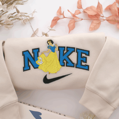 Nike Snow White Nike Embroidered Sweatshirt, Nike Movie Inspired, Best Gifts Idea For Him Her - Image 2