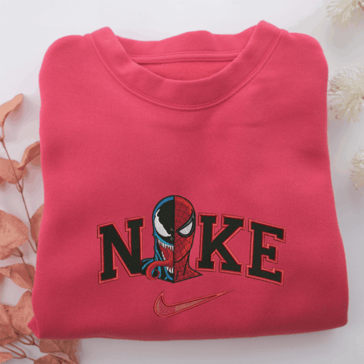 Nike Spider Venom Nike Embroidered Sweatshirt, Nike Movie Inspired, Best Gifts Idea For Him Her - Image 5