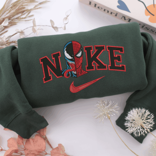 Nike Spider Venom Nike Embroidered Sweatshirt, Nike Movie Inspired, Best Gifts Idea For Him Her - Image 3