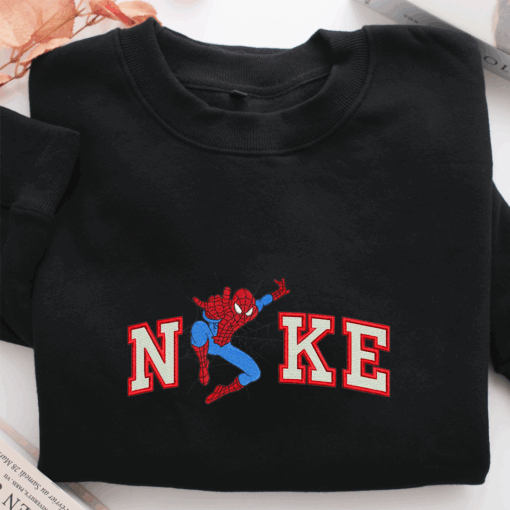 Nike Spiderman v3 Nike Embroidered Sweatshirt, Nike Movie Inspired, Best Gifts Idea For Him Her - Image 4