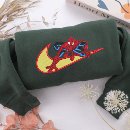 Nike Spiderman v3 Nike Embroidered Sweatshirt, Nike Movie Inspired, Best Gifts Idea For Him Her - Image 5