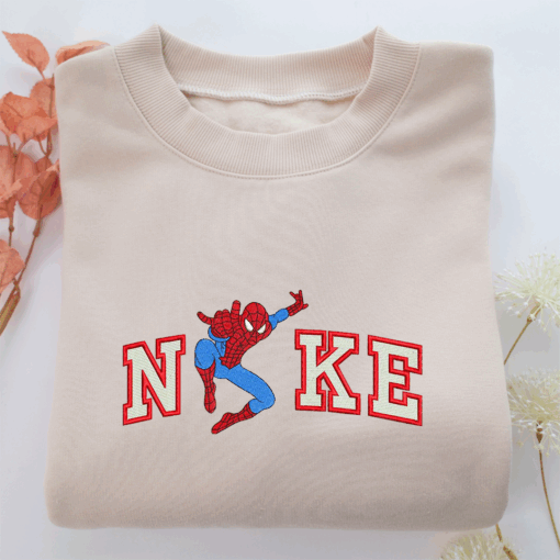 Nike Spiderman v3 Nike Embroidered Sweatshirt, Nike Movie Inspired, Best Gifts Idea For Him Her - Image 2