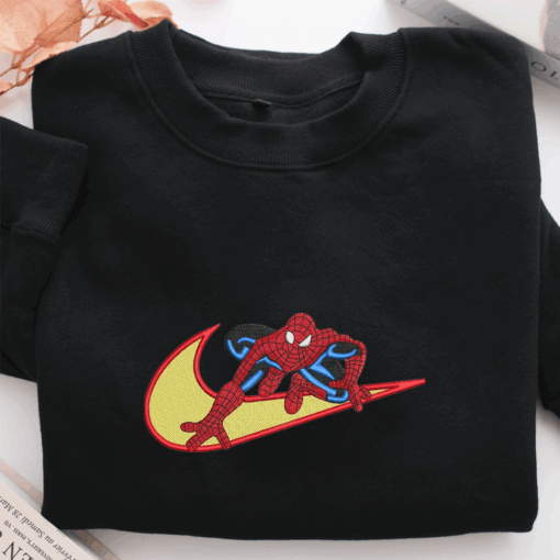 Nike Spiderman v3 Nike Embroidered Sweatshirt, Nike Movie Inspired, Best Gifts Idea For Him Her - Image 3