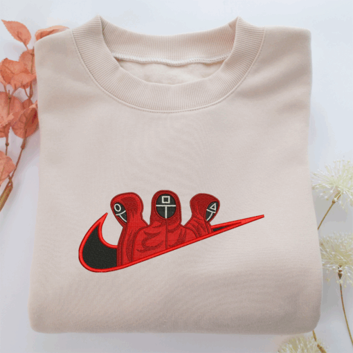 Nike Squid Game Nike Embroidered Sweatshirt, Nike Movie Inspired, Best Gifts Idea For Him Her  - 4 Size_s