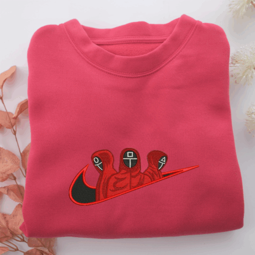 Nike Squid Game Nike Embroidered Sweatshirt, Nike Movie Inspired, Best Gifts Idea For Him Her  - 4 Size_s - Image 5