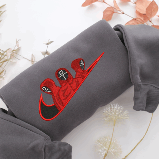 Nike Squid Game Nike Embroidered Sweatshirt, Nike Movie Inspired, Best Gifts Idea For Him Her  - 4 Size_s - Image 4