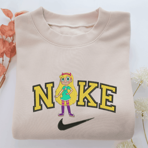 Nike Star Butterfly Nike Embroidered Sweatshirt, Nike Movie Inspired, Best Gifts Idea For Him Her