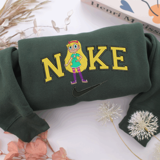Nike Star Butterfly Nike Embroidered Sweatshirt, Nike Movie Inspired, Best Gifts Idea For Him Her - Image 3