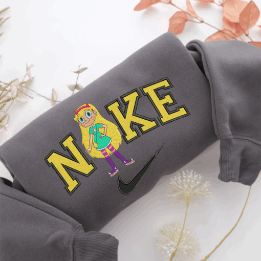 Nike Star Butterfly Nike Embroidered Sweatshirt, Nike Movie Inspired, Best Gifts Idea For Him Her - Image 4