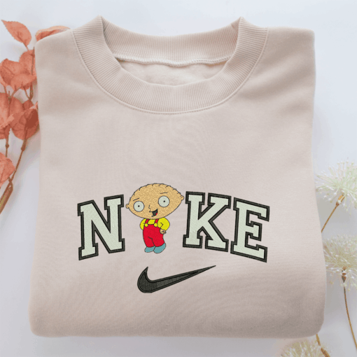 Nike Stewie Griffin Nike Embroidered Sweatshirt, Nike Movie Inspired, Best Gifts Idea For Him Her