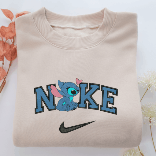 Nike Stich Nike Embroidered Sweatshirt, Nike Movie Inspired, Best Gifts Idea For Him Her