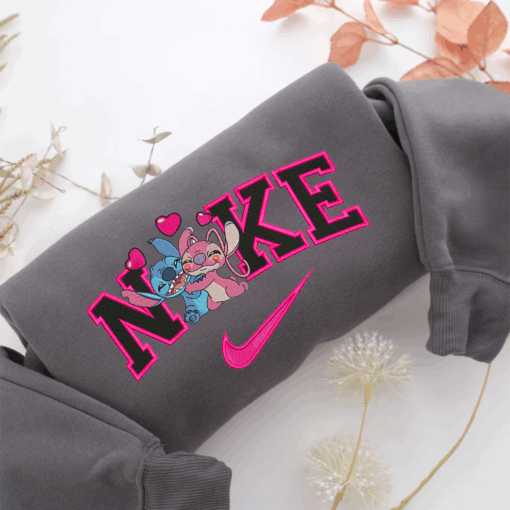 Nike Stitch & Angel Nike Embroidered Sweatshirt, Nike Movie Inspired, Best Gifts Idea For Him Her - Image 4