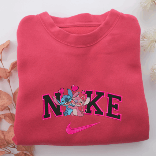Nike Stitch & Angel Nike Embroidered Sweatshirt, Nike Movie Inspired, Best Gifts Idea For Him Her - Image 5