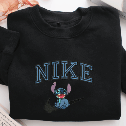 Nike Stitch Disney Nike Embroidered Sweatshirt, Nike Movie Inspired, Best Gifts Idea For Him Her - Image 2