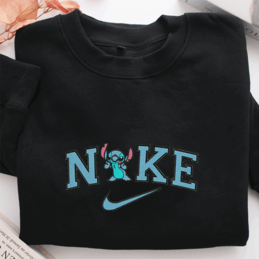 Nike Stitch Nike Embroidered Sweatshirt, Nike Movie Inspired, Best Gifts Idea For Him Her - Image 4