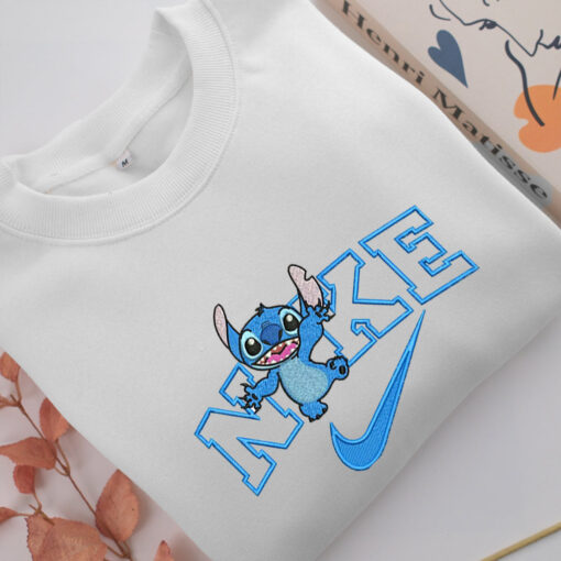 Nike Stitch v2 Embroidery, Disneyland Embroidered Sweatshirt, Movie Disney Inspired, Best Gifts Idea For Him Her - Image 2