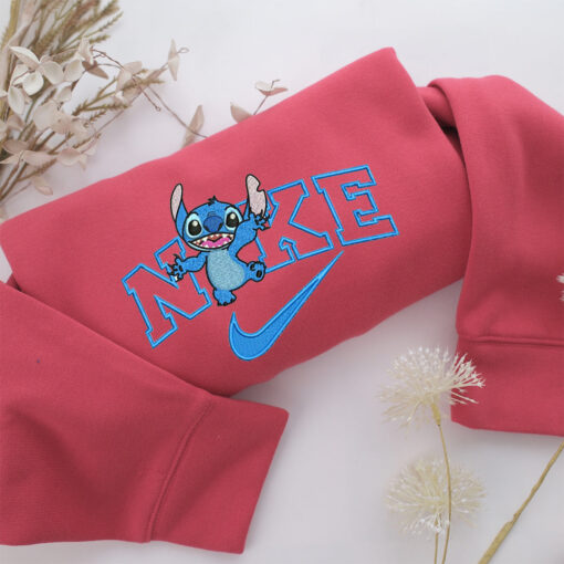 Nike Stitch v2 Embroidery, Disneyland Embroidered Sweatshirt, Movie Disney Inspired, Best Gifts Idea For Him Her - Image 4