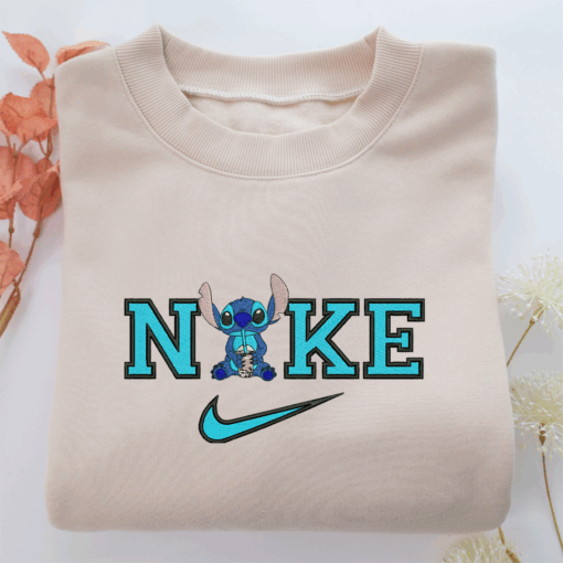 Nike Stitch v2 Nike Embroidered Sweatshirt, Nike Movie Inspired, Best Gifts Idea For Him Her