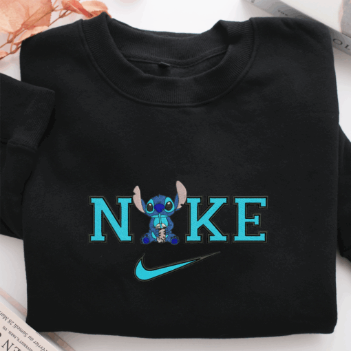Nike Stitch v2 Nike Embroidered Sweatshirt, Nike Movie Inspired, Best Gifts Idea For Him Her - Image 2