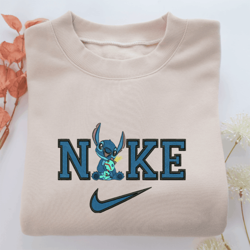 Nike Stitch v3 Nike Embroidered Sweatshirt, Nike Movie Inspired, Best Gifts Idea For Him Her