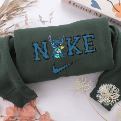 Nike Stitch v3 Nike Embroidered Sweatshirt, Nike Movie Inspired, Best Gifts Idea For Him Her - Image 3
