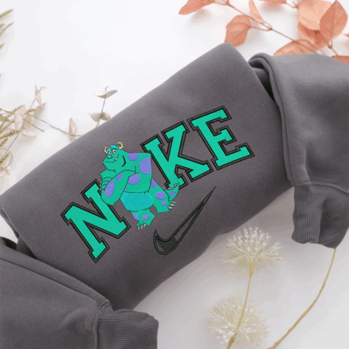 Nike Sulley Monster Nike Embroidered Sweatshirt, Nike Movie Inspired, Best Gifts Idea For Him Her - Image 4