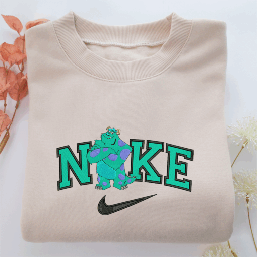 Nike Sulley Monster Nike Embroidered Sweatshirt, Nike Movie Inspired, Best Gifts Idea For Him Her