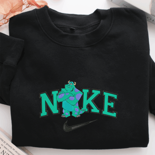 Nike Sulley Monster Nike Embroidered Sweatshirt, Nike Movie Inspired, Best Gifts Idea For Him Her - Image 2