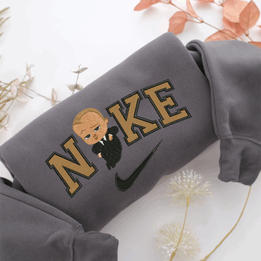 Nike The Boss Baby Nike Embroidered Sweatshirt, Nike Movie Inspired, Best Gifts Idea For Him Her - Image 4