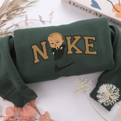Nike The Boss Baby Nike Embroidered Sweatshirt, Nike Movie Inspired, Best Gifts Idea For Him Her - Image 3