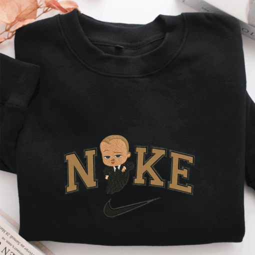 Nike The Boss Baby Nike Embroidered Sweatshirt, Nike Movie Inspired, Best Gifts Idea For Him Her - Image 2