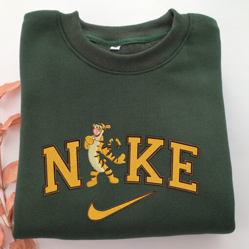 Nike Tiger Embroidery, Disneyland Embroidered Sweatshirt, Movie Disney Inspired, Best Gifts Idea For Him Her - Image 3
